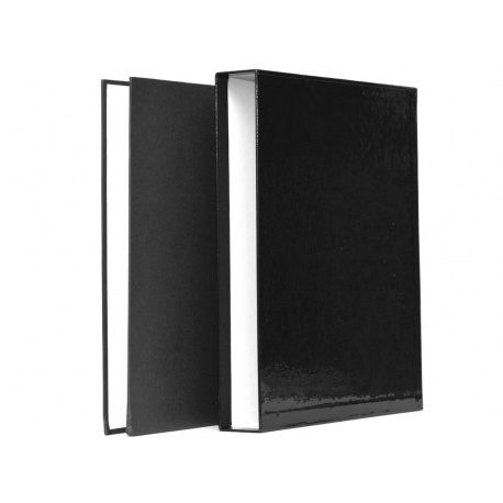 Czarno-Białe Segregator i Futerał na koszulki folie BEZ NAPISU