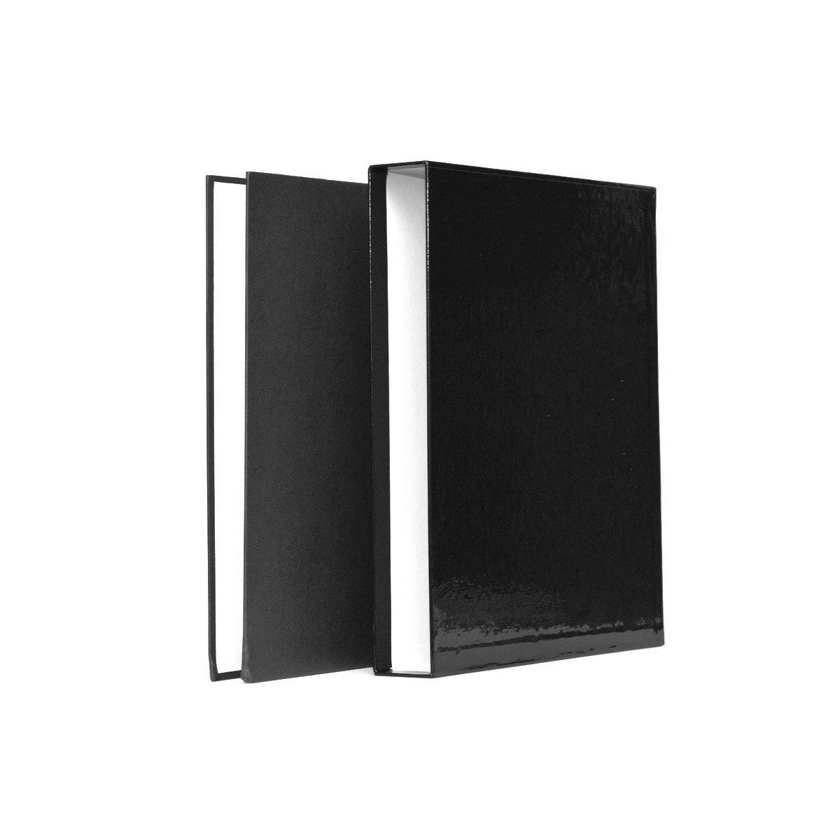 Czarno-Białe Segregator i Futerał na koszulki folie BEZ NAPISU