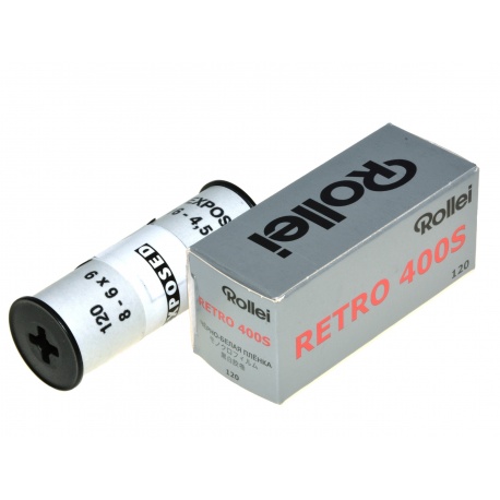 Rollei Retro 400S/120 film srebrowy czarno-biały tradycyjny