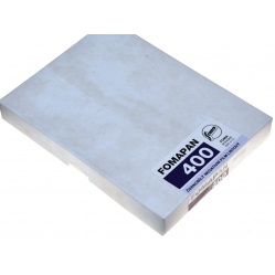 Foma Fomapan 400 format 4x5" 10,2x12,7 cm. 25szt. film klisza B&W