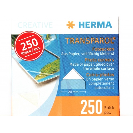 Herma Rożki narożniki przylepce do zdjęć i albumu 250szt (1380)