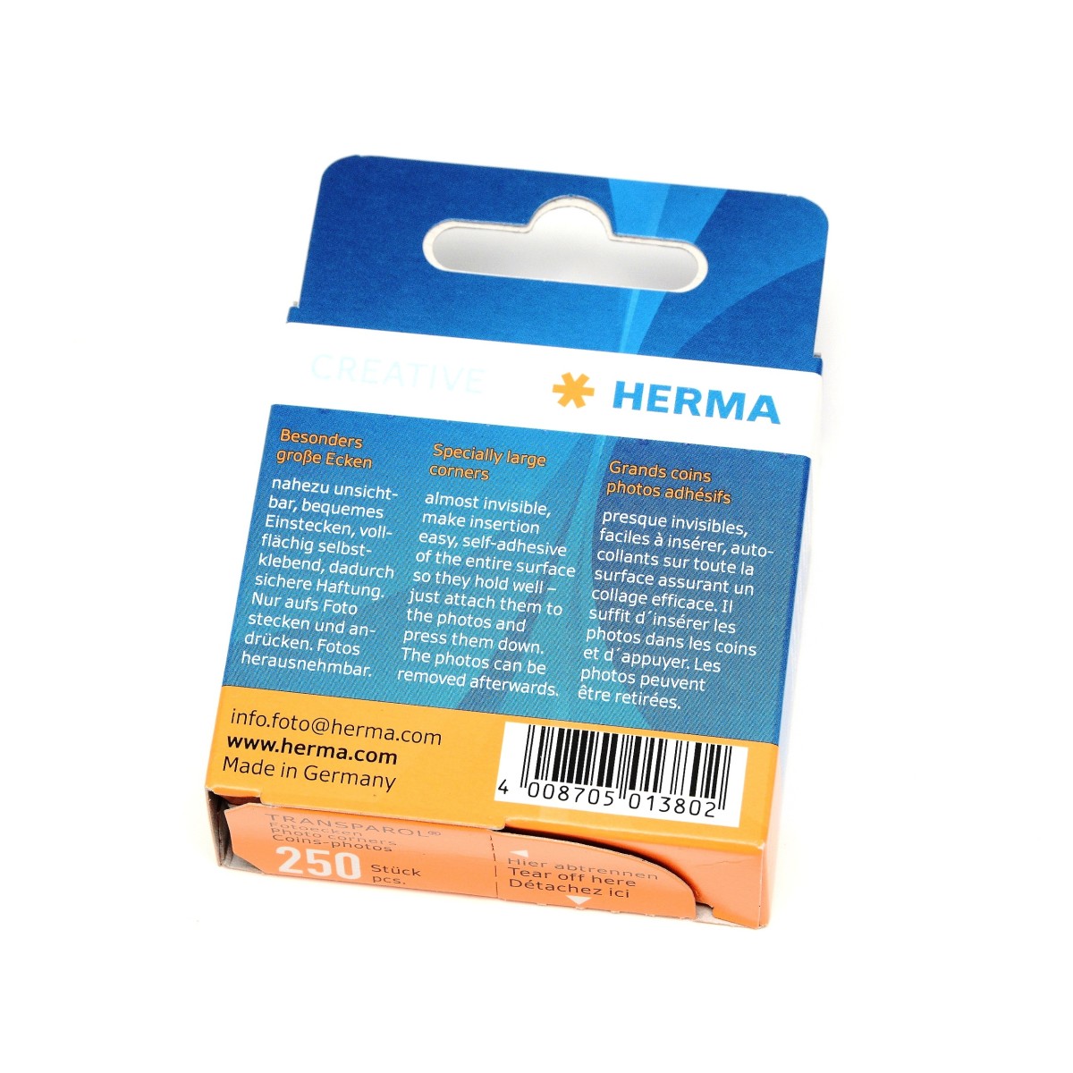 Herma Rożki narożniki przylepce do zdjęć i albumu 250szt (1380)