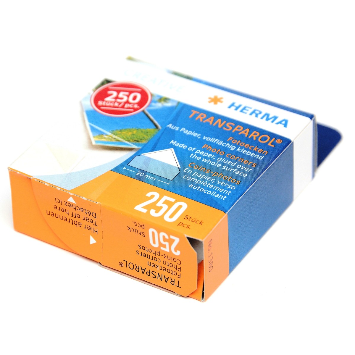 Herma Rożki narożniki przylepce do zdjęć i albumu 250szt (1380)