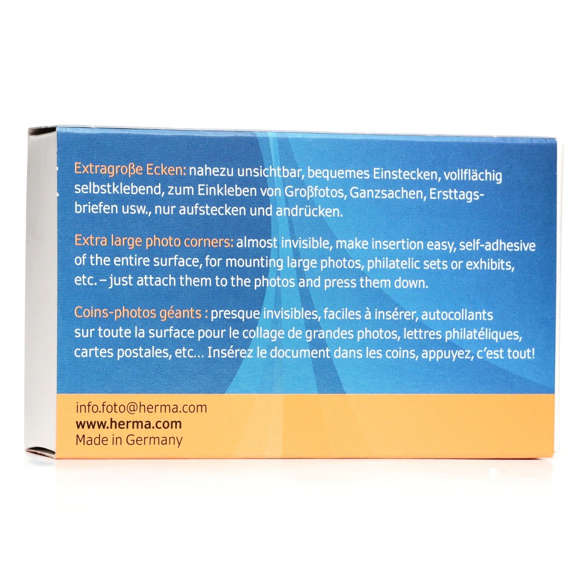 Herma Foto narożniki rożki do przyklejania zdjęć DUŻE 100x (1302)