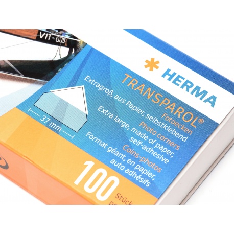 Herma Foto narożniki rożki do przyklejania zdjęć DUŻE 100x (1302)