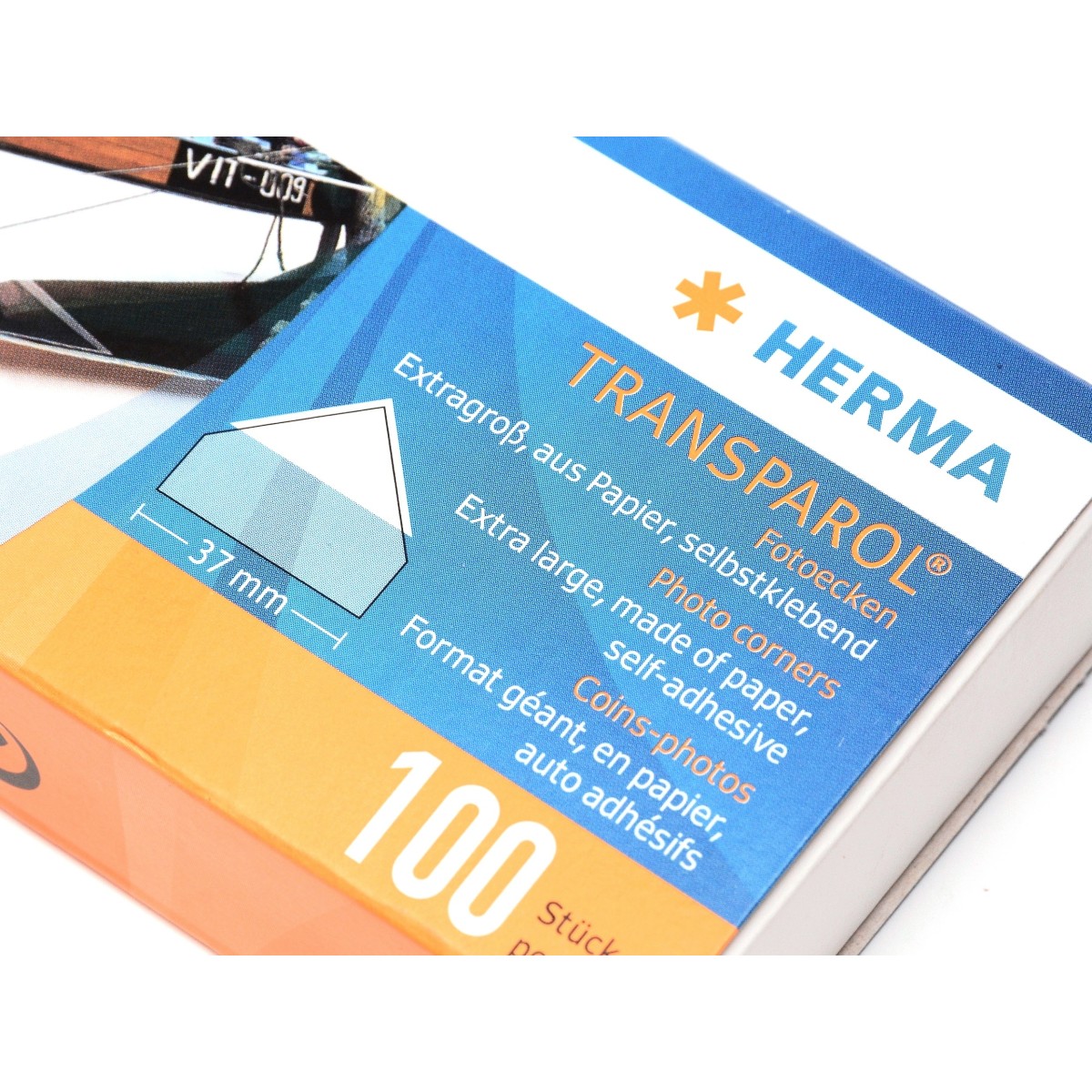 Herma Foto narożniki rożki do przyklejania zdjęć DUŻE 100x (1302)