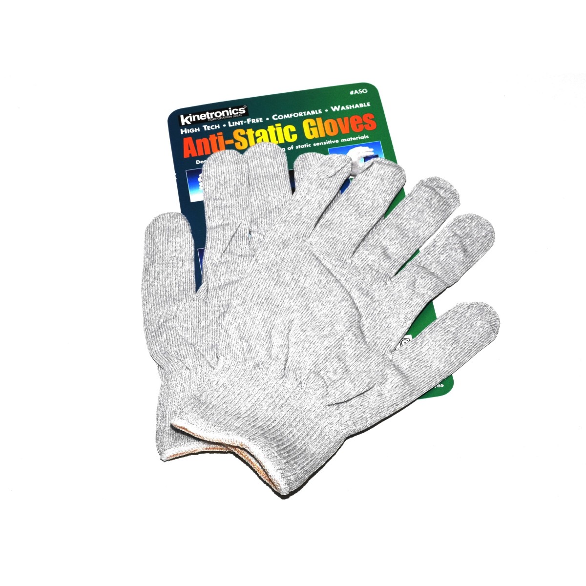 Kinetronics Rękawiczki antystatyczne ASG - rozmiar M i L