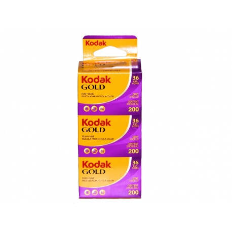 Kodak Gold GC 200/36 - 3 filmy do zdjęć kolorowych na wakacje