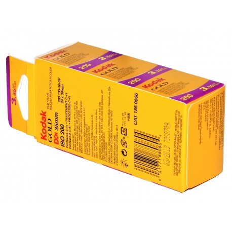 Kodak Gold GC 200/36 - 3 filmy do zdjęć kolorowych na wakacje
