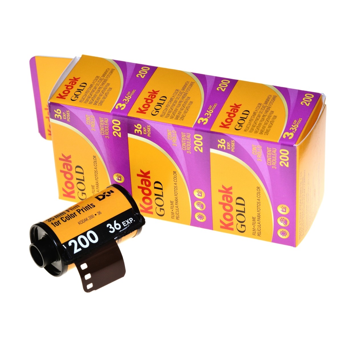 Kodak Gold 200/36 - 1 film z trópaka do odbitek kolorowych na wakacje