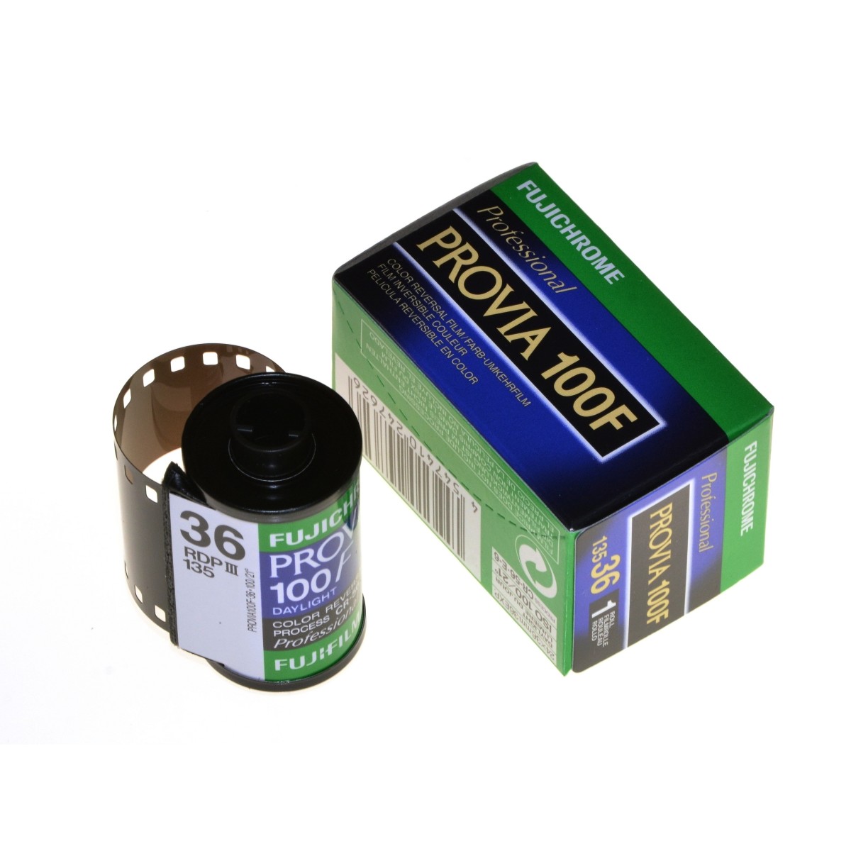 Fuji Fujichrome Provia 100F 100/36 slajd kolorowy 21 DIN