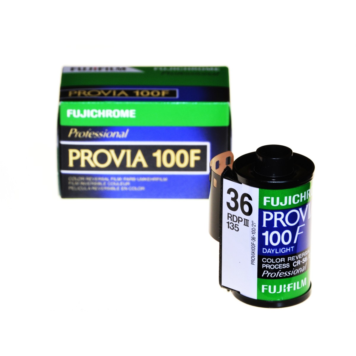 Fuji Fujichrome Provia 100F 100/36 slajd kolorowy 21 DIN