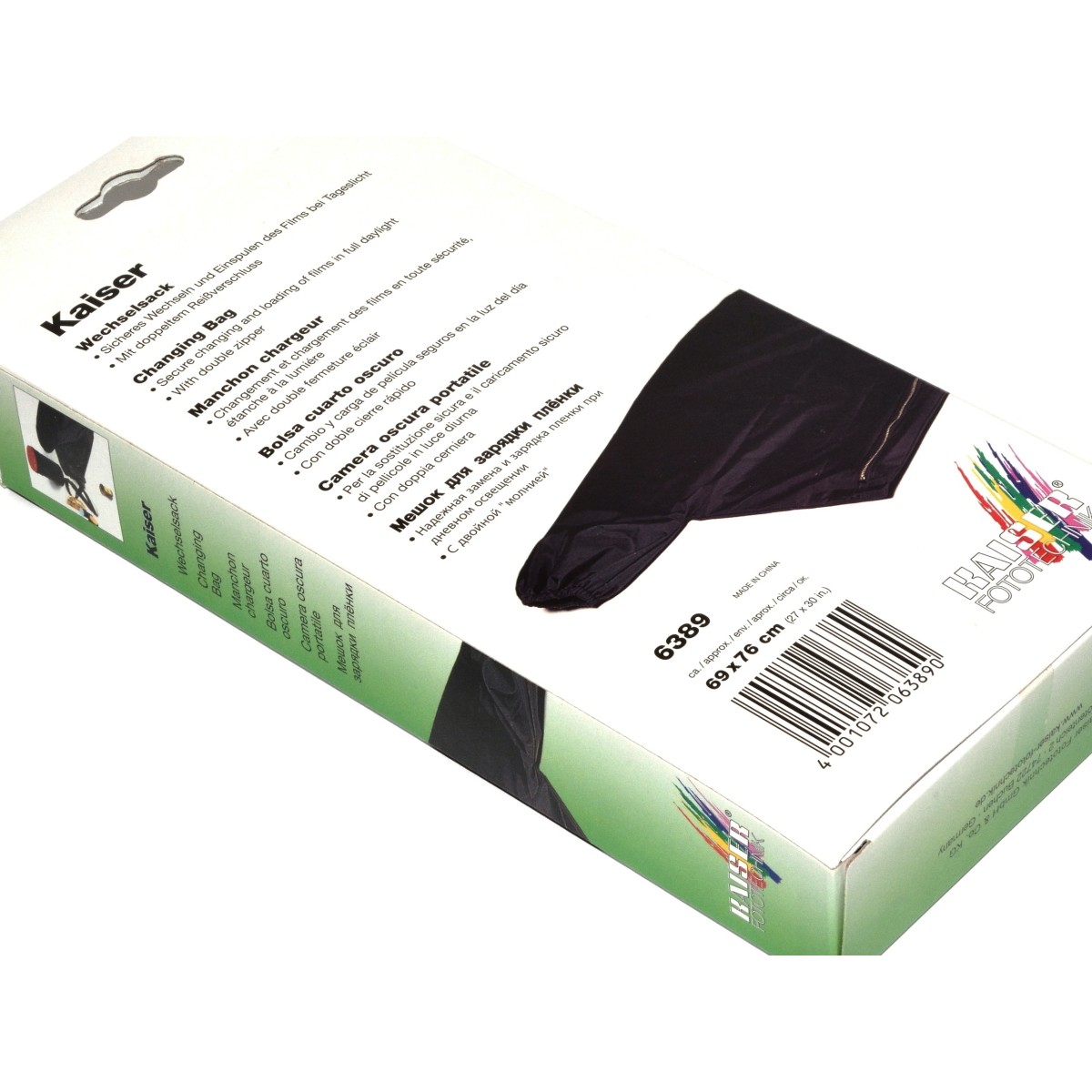 Kaiser Rękaw ciemniowy 69x76 cm (6389) do koreksu i aparatu