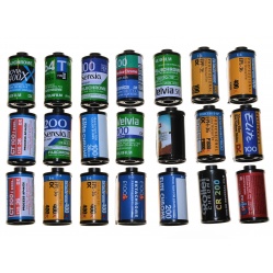 Wywołanie slajdu kolorowego typ 135 35 mm. (proces E6)