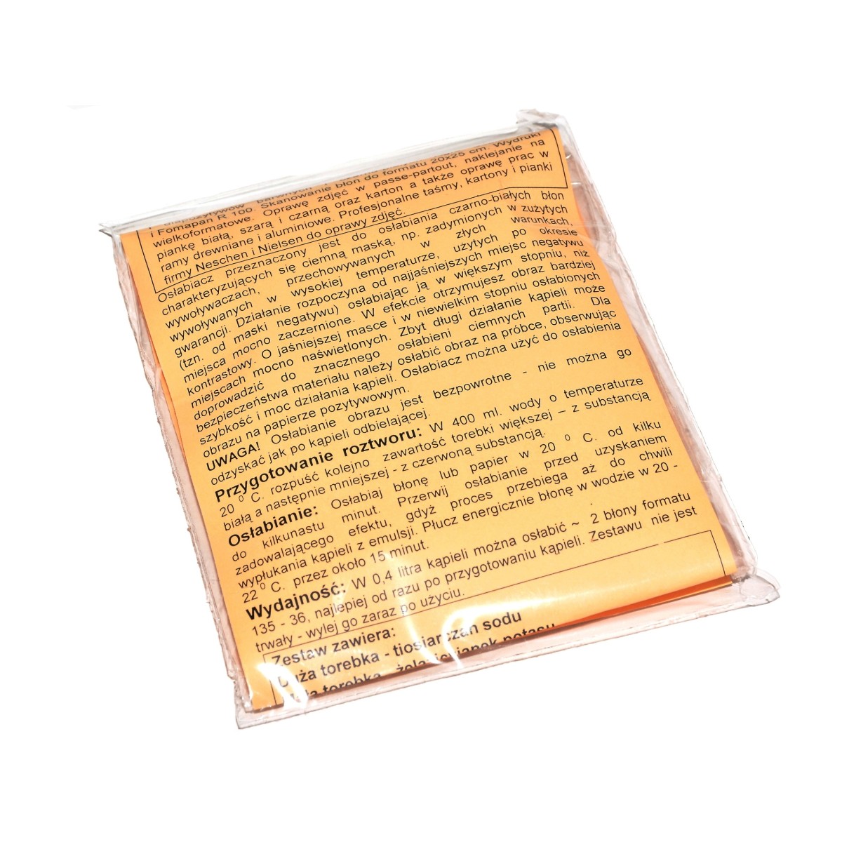 2M-KOr Osłabiacz Równomierny na 400 ml. do osłabiania filmów i zdjęć