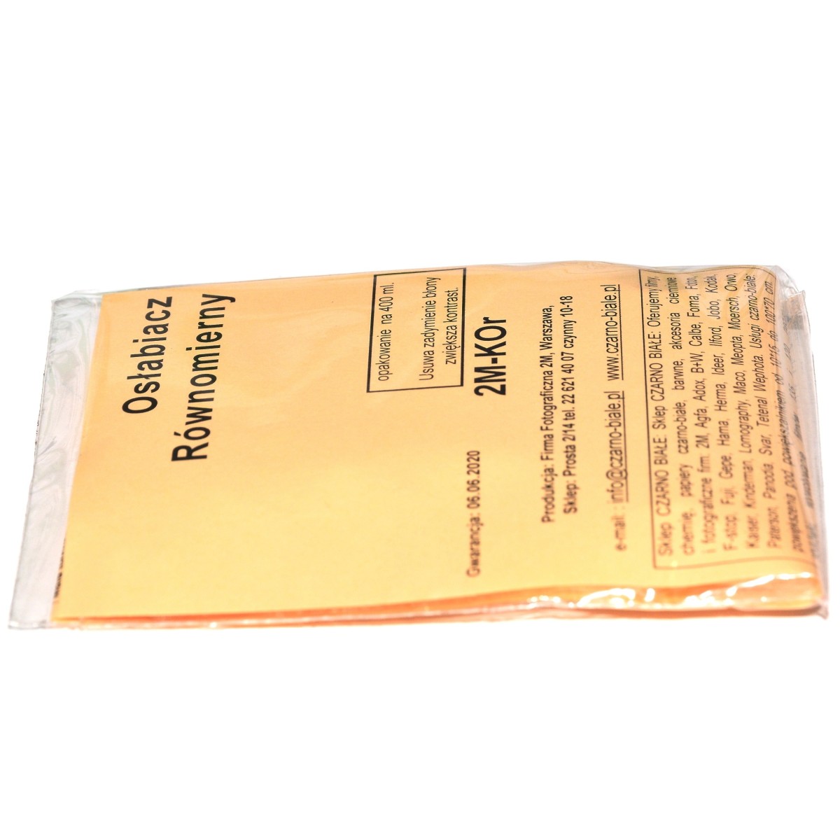 2M-KOr Osłabiacz Równomierny na 400 ml. do osłabiania filmów i zdjęć