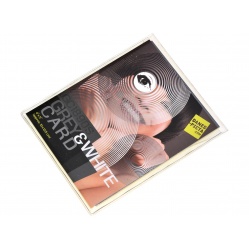 Szara i biała karta 10,2x12,7cm 4x5cala do balansu bieli