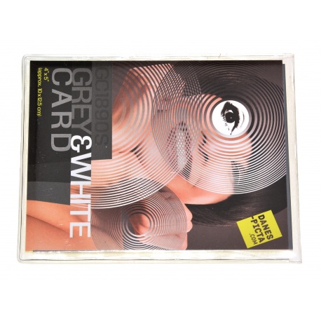 Szara i biała karta 10,2x12,7cm 4x5cala do balansu bieli