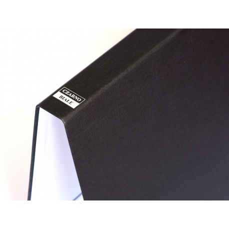 Czarno-Białe Segregator Z NAPISEM na folie + 25 koszulek na film 120