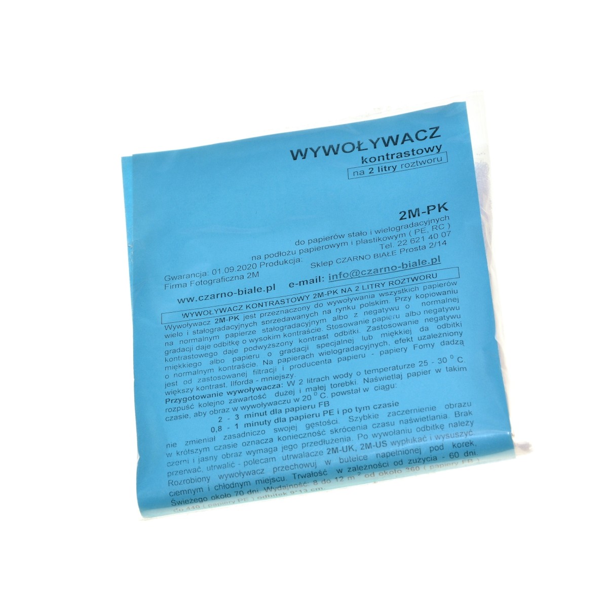 2M-PK Wywoływacz kontrastowy do zdjęć, odbitek na 2 litry