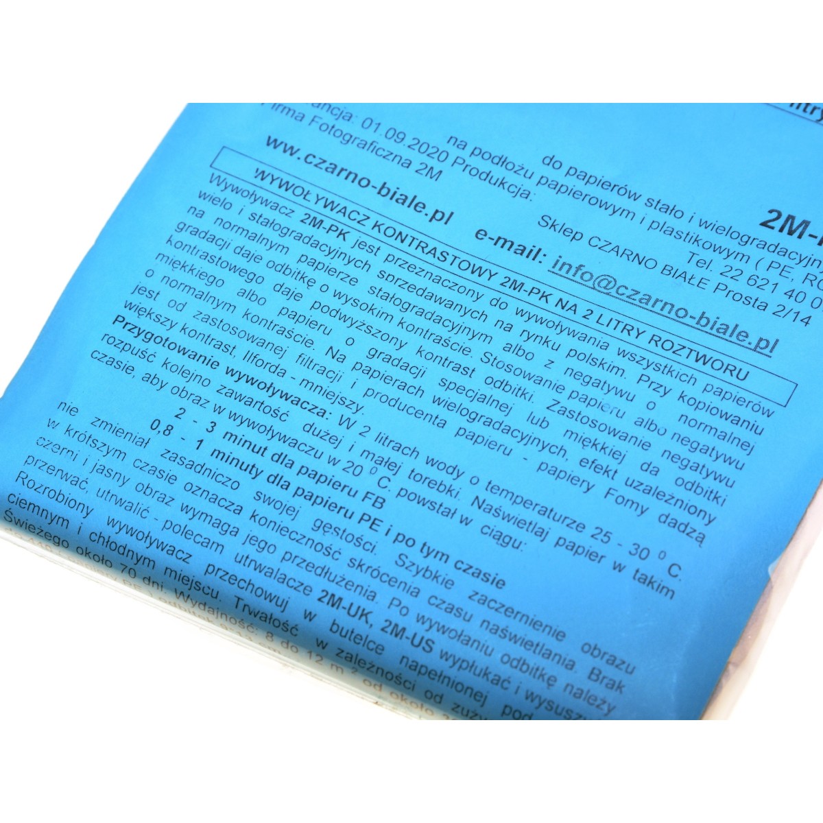 2M-PK Wywoływacz kontrastowy do zdjęć, odbitek na 2 litry