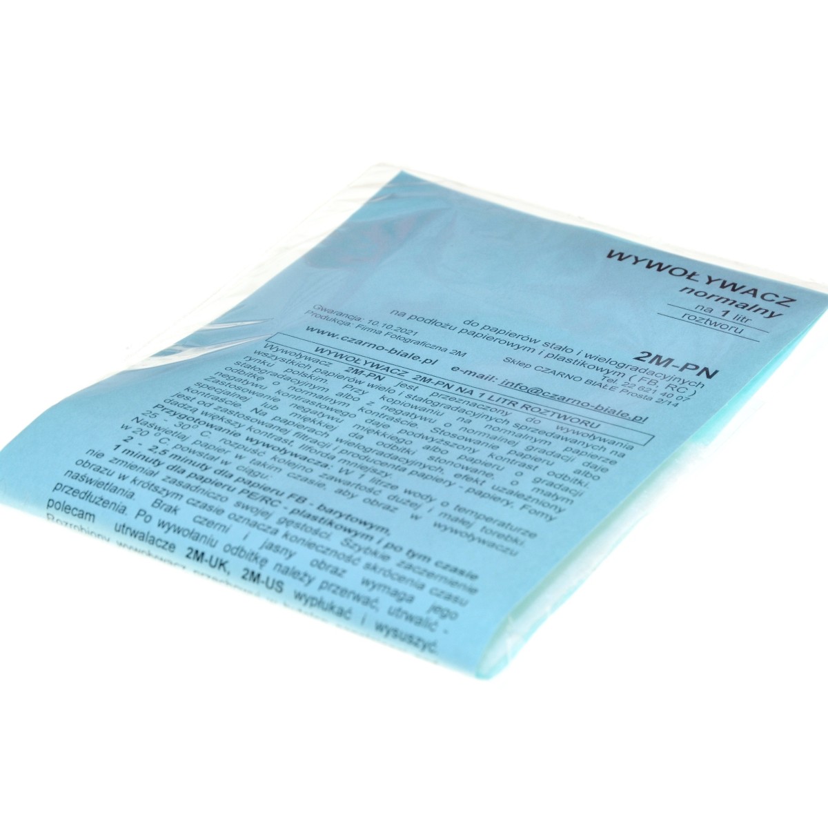 2M-PN Wywoływacz normalny do odbitek na 1 litr roztworu