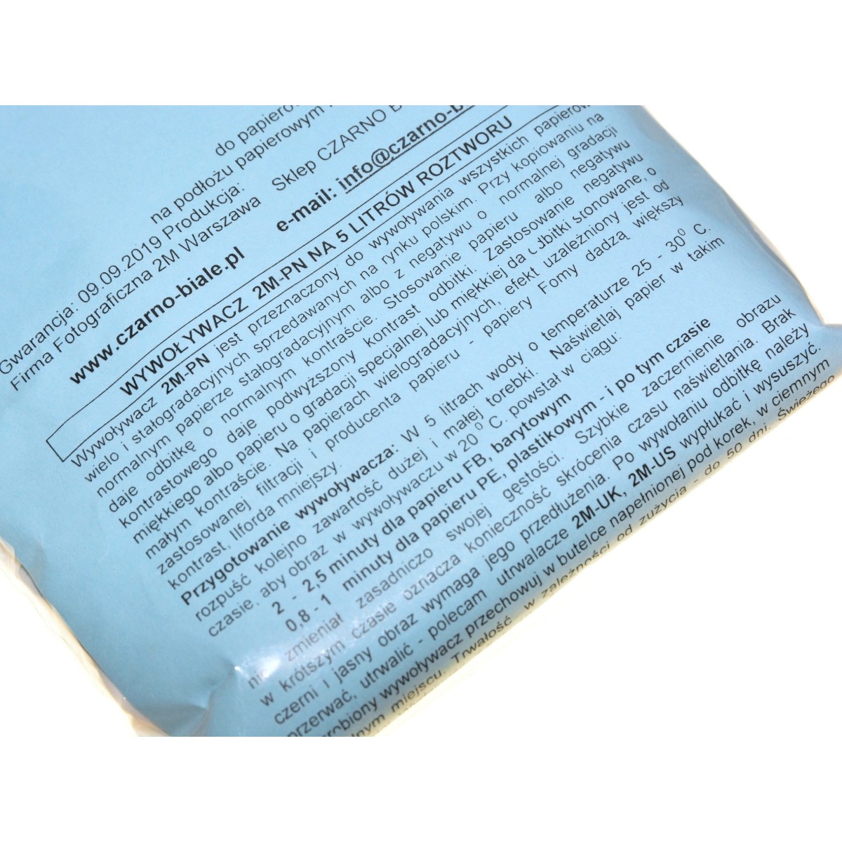 2M-PN Wywoływacz normalny do ciemni BW na 5 litrów