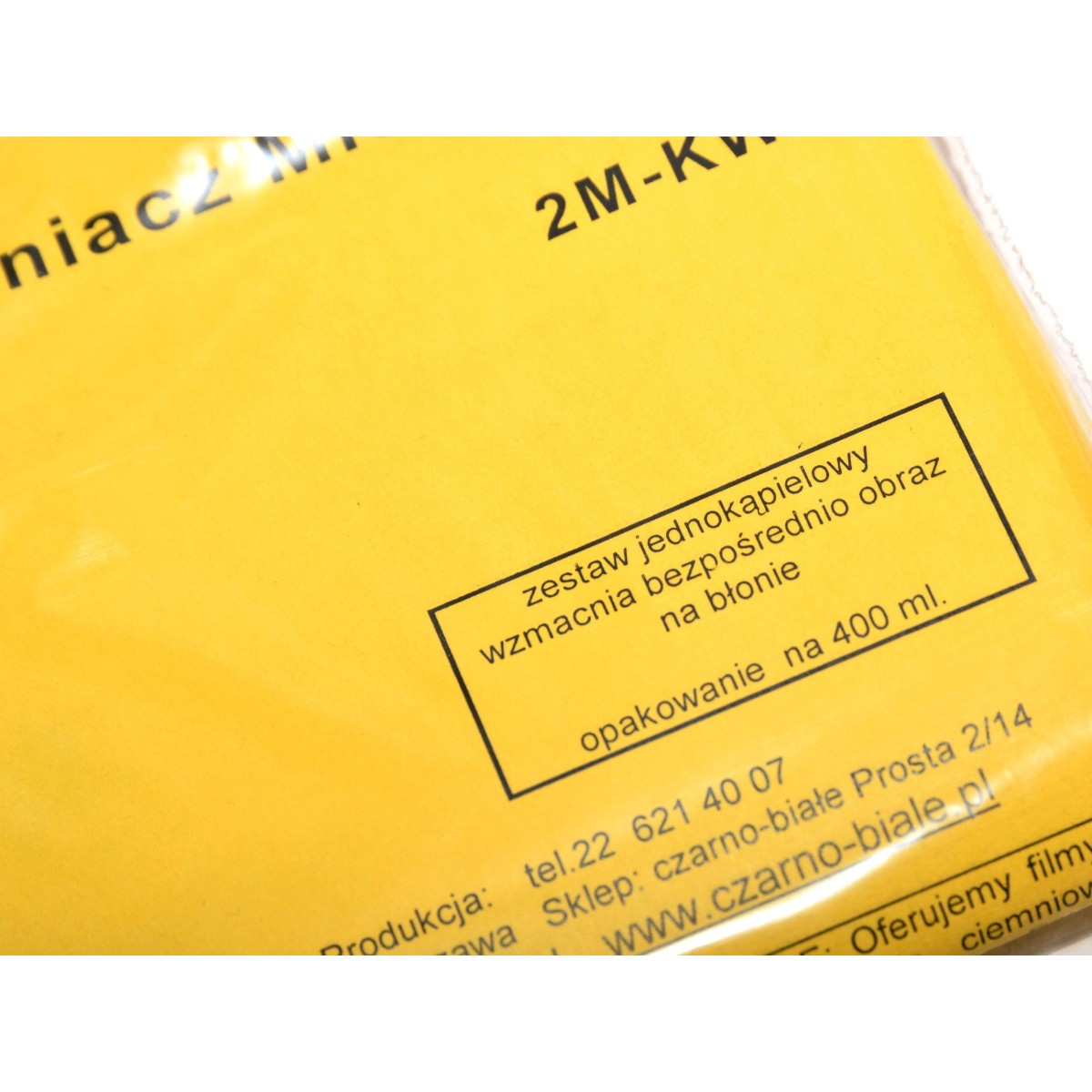 2M-KW Wzmacniacz miedziowy na 400 ml. roztworu do filmów czarno białych