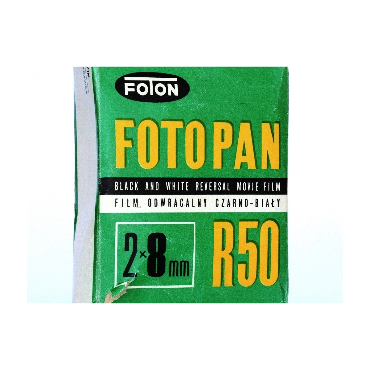 Wywołanie 1 filmu czarno-białego z kamery 2x8mm Standard, DS8