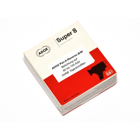 Wywołanie filmu czarno-białego z kamery Super 8, Standard 8