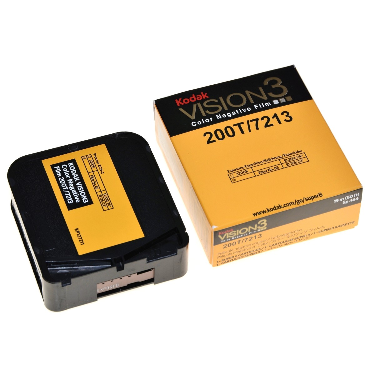 Kodak Vision3 Color 200T film kolorowy do kamery Super8 S8 7213