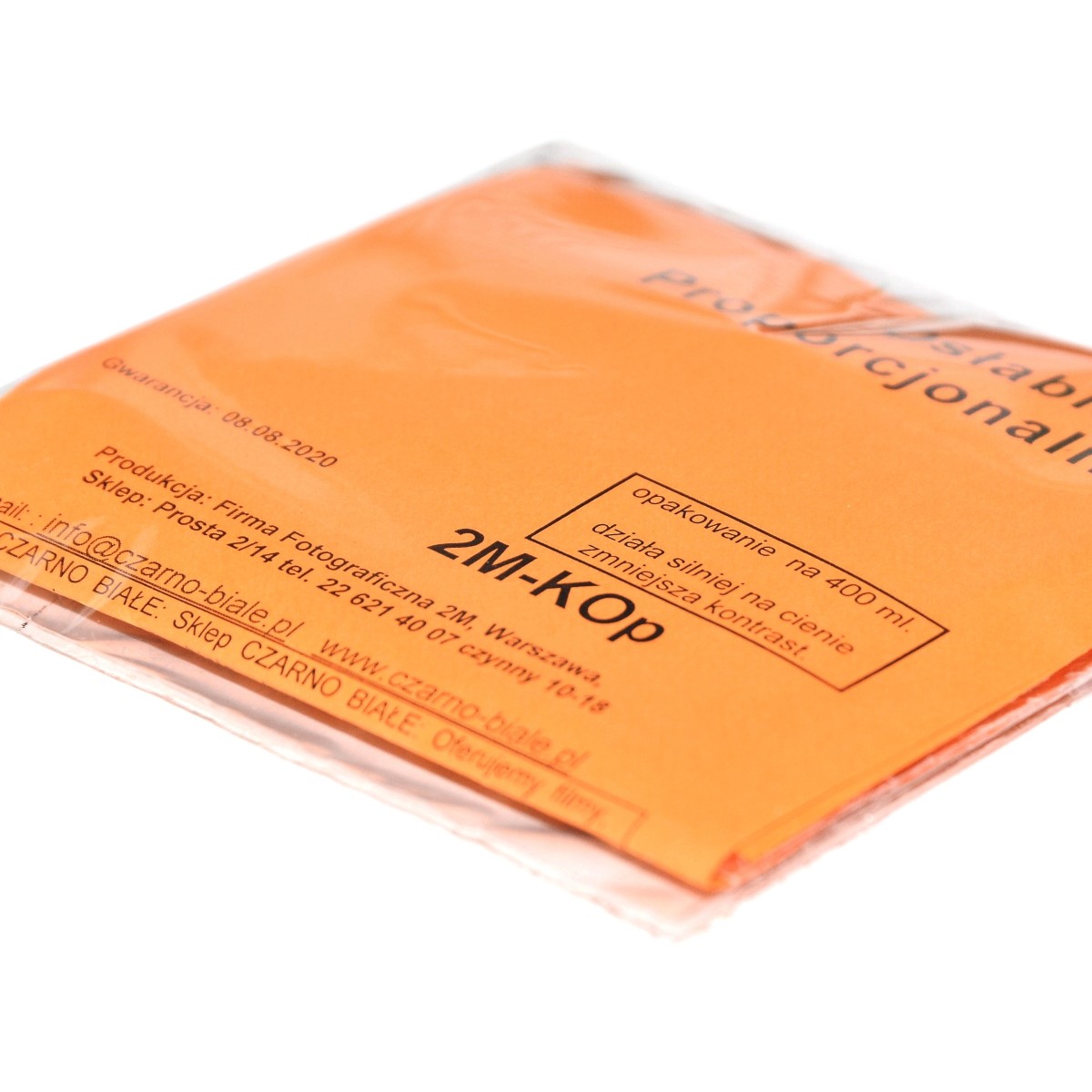 2M-KOp Osłabiacz Proporcjonalny na 400 ml do osłabiania filmu i odbitki