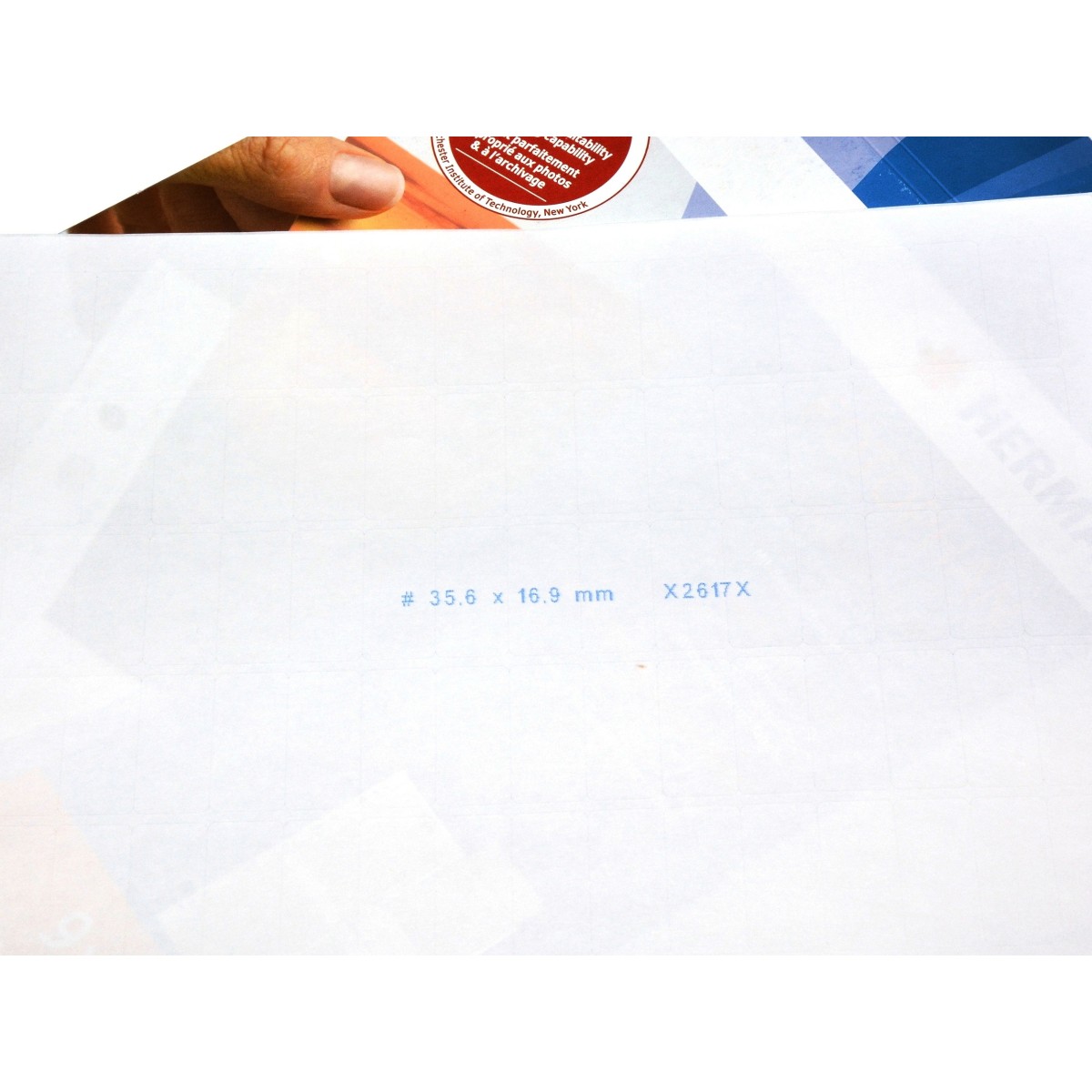 Herma Koszulki na zdjęcia 9x13cm 10szt (4 odbitki w pionie, białe) 7583