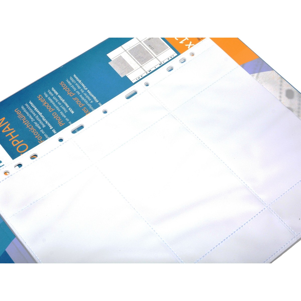 Herma Koszulki 9x13/10 (3 odbitki w poziomie, białe) 7584