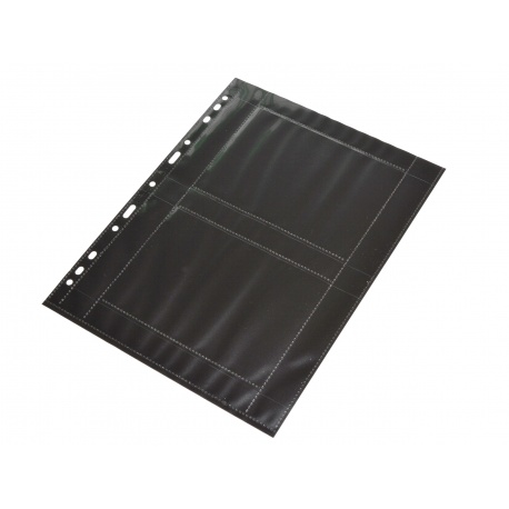 Herma Koszulki na zdjęcia 10x15cm 10szt (2 odbitki w poziomie, czarne) 7786