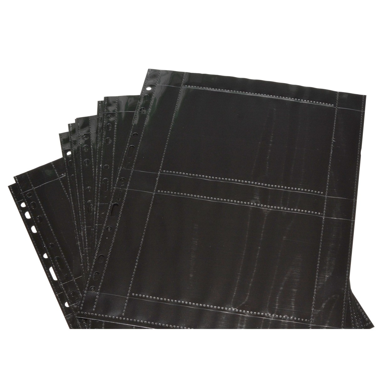 Herma Koszulki na zdjęcia 10x15cm 10szt (2 odbitki w poziomie, czarne) 7786