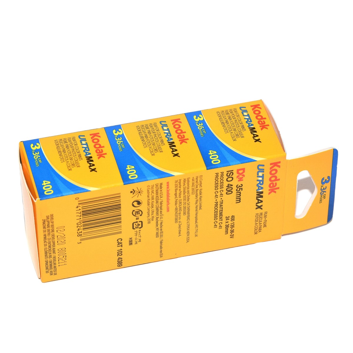 Kodak Gold Ultra 400/36 3 filmy kolor na wakacje zabawę