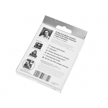 Polaroid B&W Film I-Type zdjęcia I-1 Onestep 2 - wkład 8 zdjęć