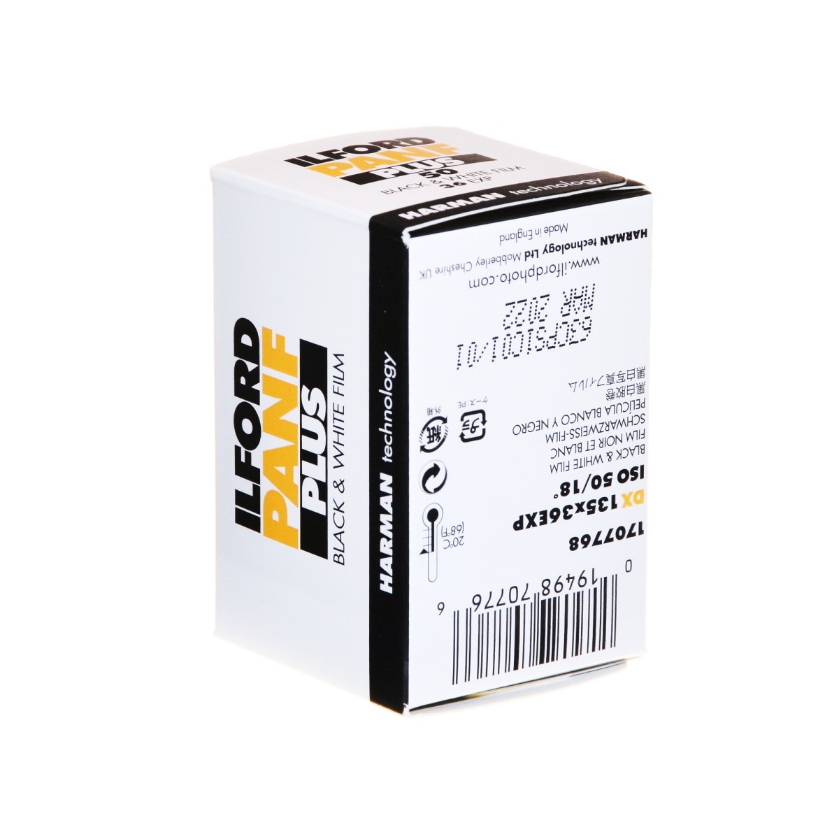 Ilford PANF 50/36 Harman niskoczuły film z małym ziarnem