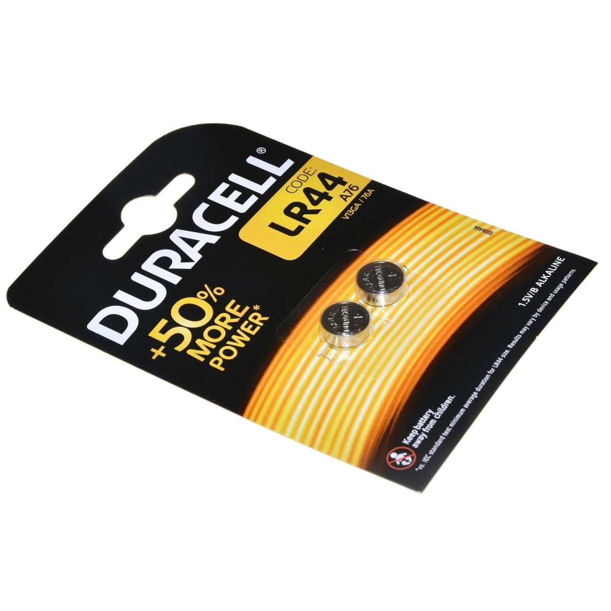 Duracell Bateria LR44 1,5V - alkaliczna - do aparatów