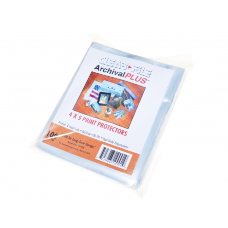 Clear File Koszulka przezroczysta na film 4x5 cala polipropylenowa - 10szt.