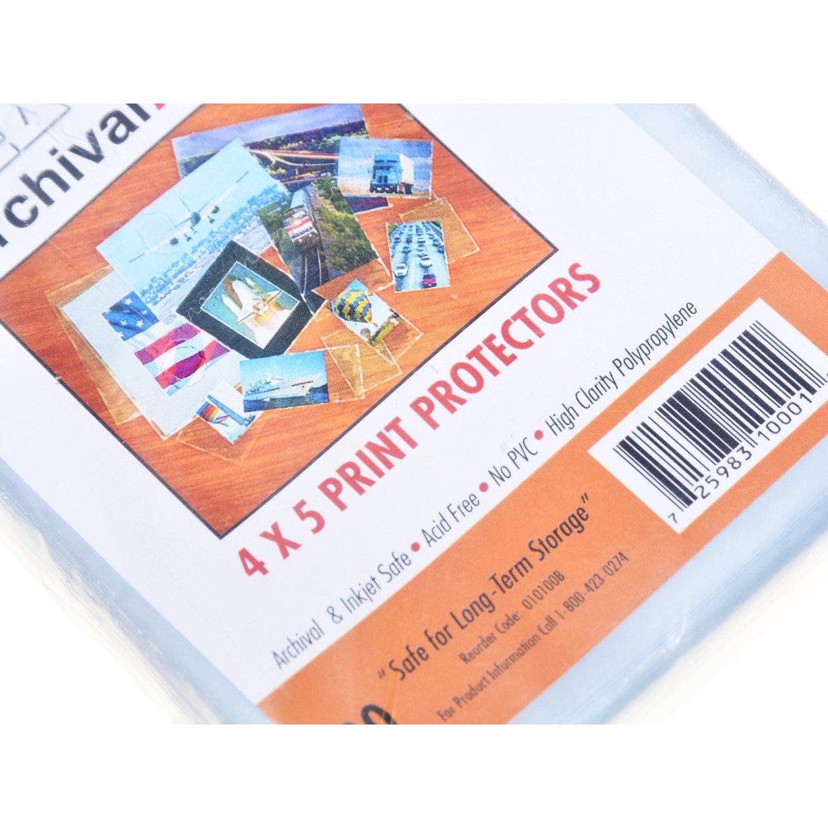 Clear File Koszulka przezroczysta na film 4x5 cala polipropylenowa - 10szt.