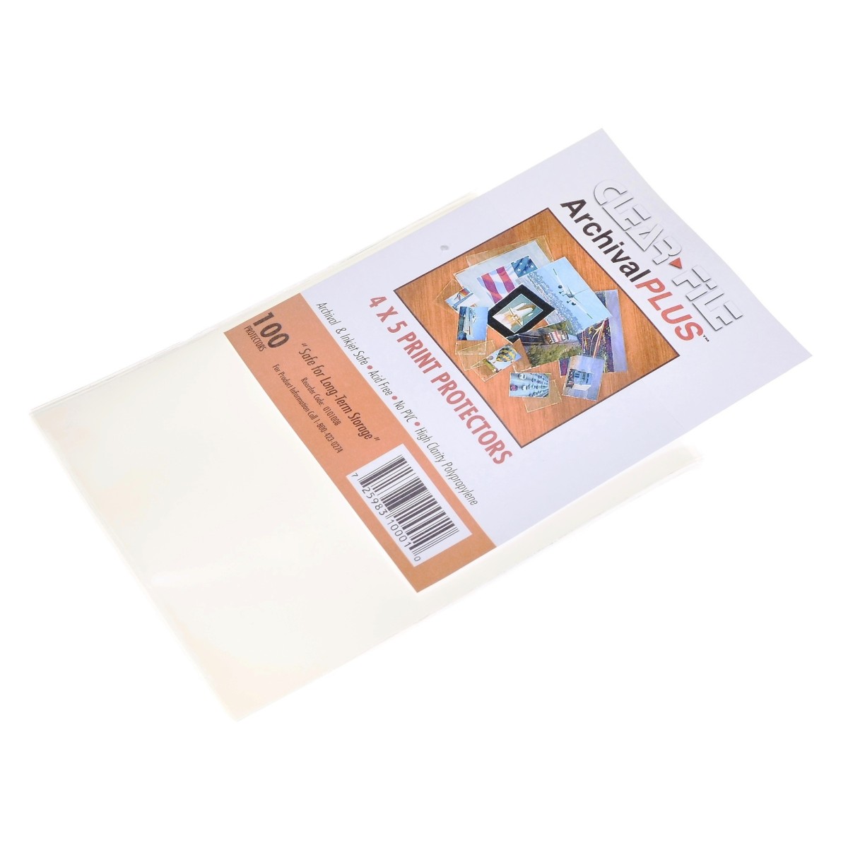 Clear File Koszulka przezroczysta na film 4x5 cala polipropylenowa - 10szt.