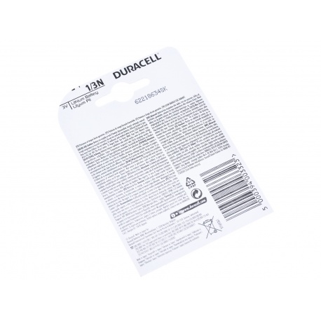 Duracell Bateria Photo DL 1/3N 3V - litowa - do aparatu