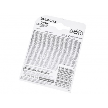 Duracell Bateria Ultra DL 2CR5 6V do aparatów tradycyjnych