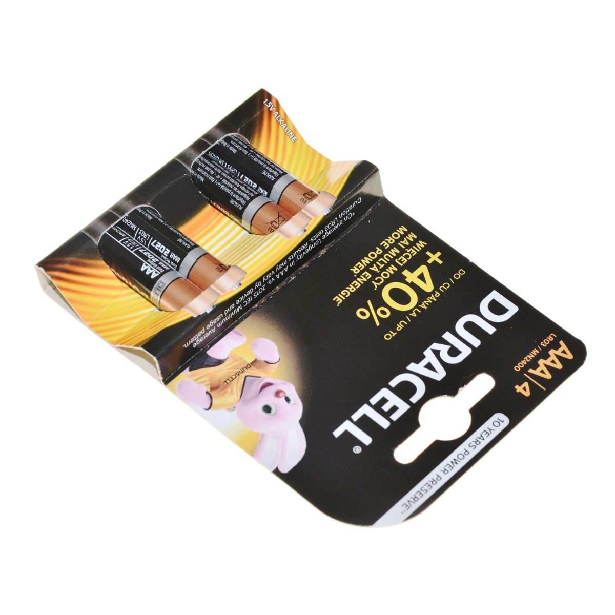 Duracell Bateria Ultra R3 1,5V 4 sztuki typ AAA, LR3