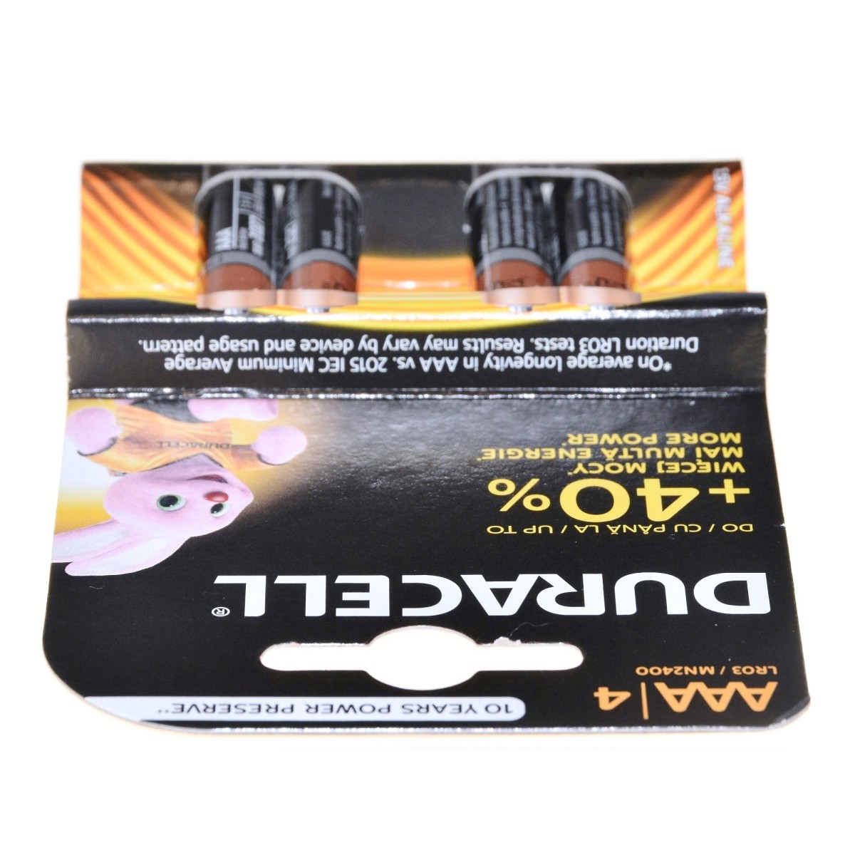 Duracell Bateria Ultra R3 1,5V 4 sztuki typ AAA, LR3
