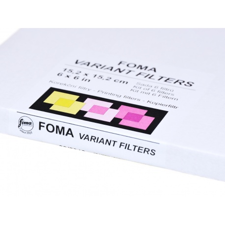 Foma Variant filtry wielogradacyjne - 6 sztuk 15,2x15,2 cm.