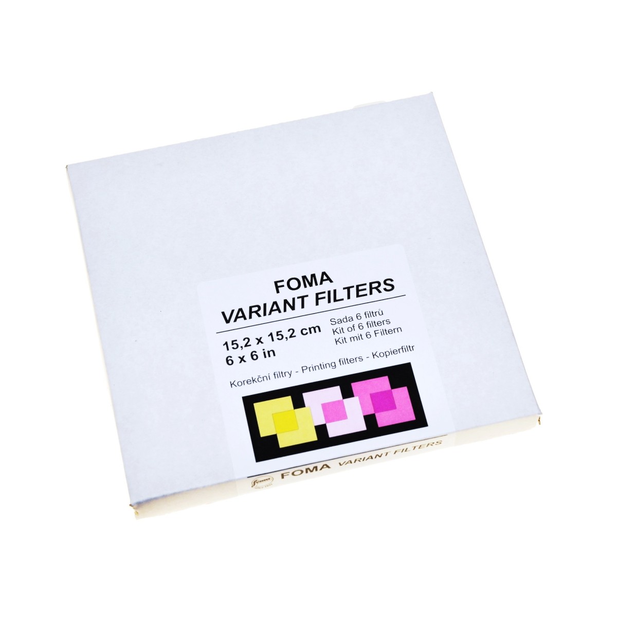 Foma Variant filtry wielogradacyjne - 6 sztuk 15,2x15,2 cm.