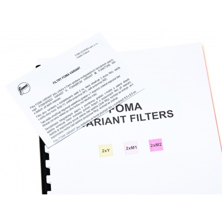 Foma Variant filtry wielogradacyjne - 6 sztuk 15,2x15,2 cm.